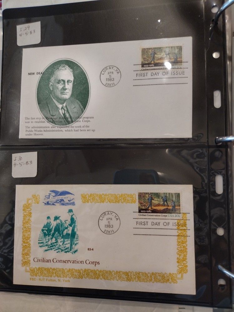 USPS 2 First Day Covers