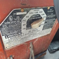 Lincoln  220v Arc Welder