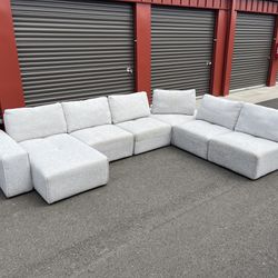 Modular Grey Sectional Couch - Free Delivery!