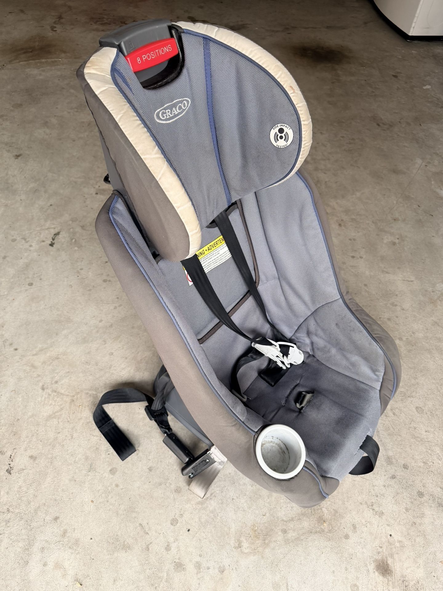 Car Seat(2Y-8Y) Gray Colored