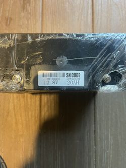 12.8V 20Ah LiFePO4 Lithium Battery – NEW – 256Wh