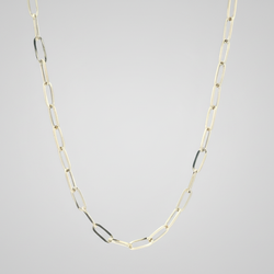 10K Yellow Gold 17.5" Paper Clip Chain