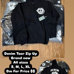 Denim Tear Zip Ups