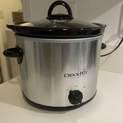 Crock-Pot SCR400-SP Stainless Steel Slow Cooker 190W 120V Ceramic Silver Black