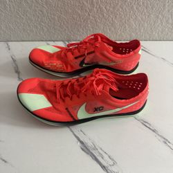 Nike ZoomX Dragonfly XC Track Shoes Men 10 Bright Crimson Vapor Green Spikes New