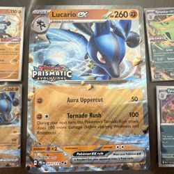 4 Prismatic Promo Cards And 1 Jumbo Prismatic Promo Card