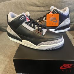 Air Jordan 3 Black Cement Size 9