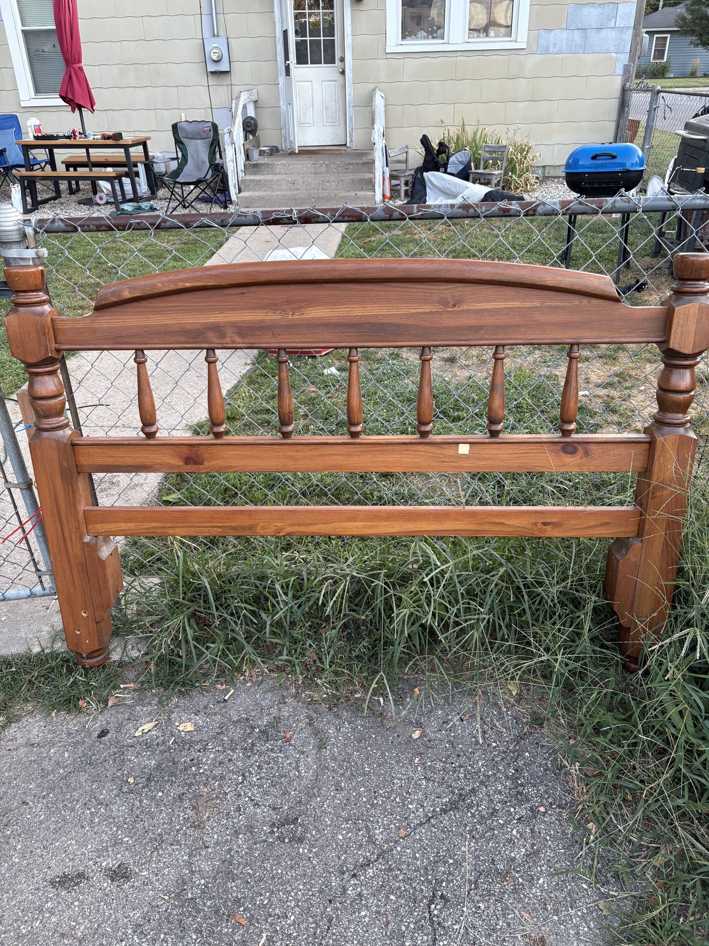 Vintage Thomasville, All wood, Headboard, Bed-frame