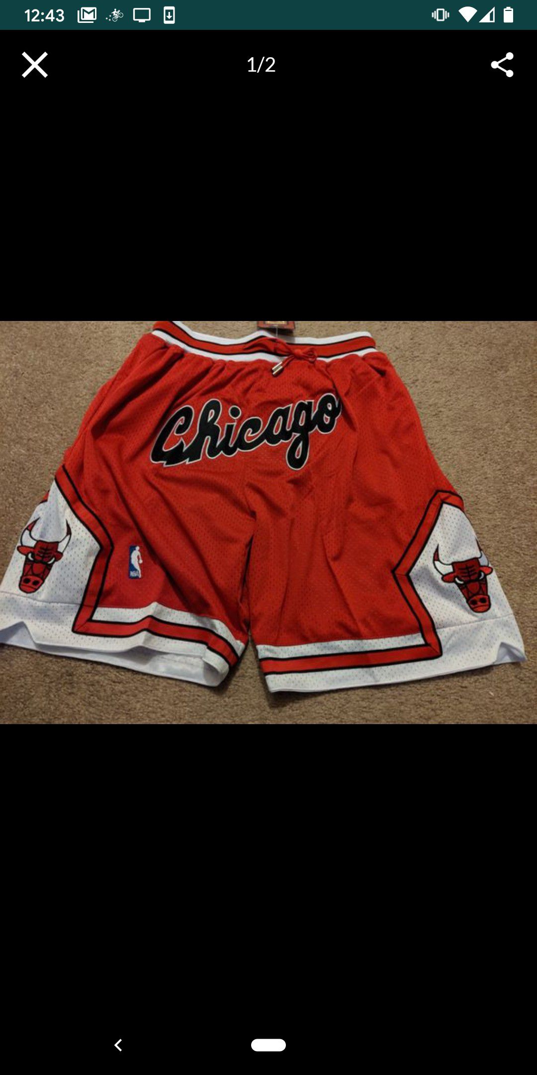 Chicago Bulls Just Don shorts