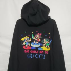 Mega Yatch  Hoodie Pullover Power Puff Bad girls Go To Womens size XXL 