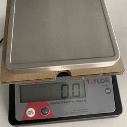 Professional Compact Stainless Kitchen Digital Scale Up To 11 Lbs