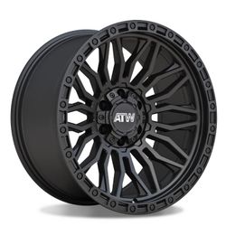 ATW NILE 18X9 6X135/139.7 ET-12 CB106.1 ALL SATIN BLACK