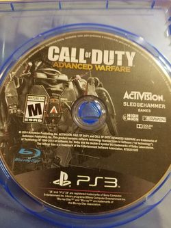Call of duty advanced warfare for ps3