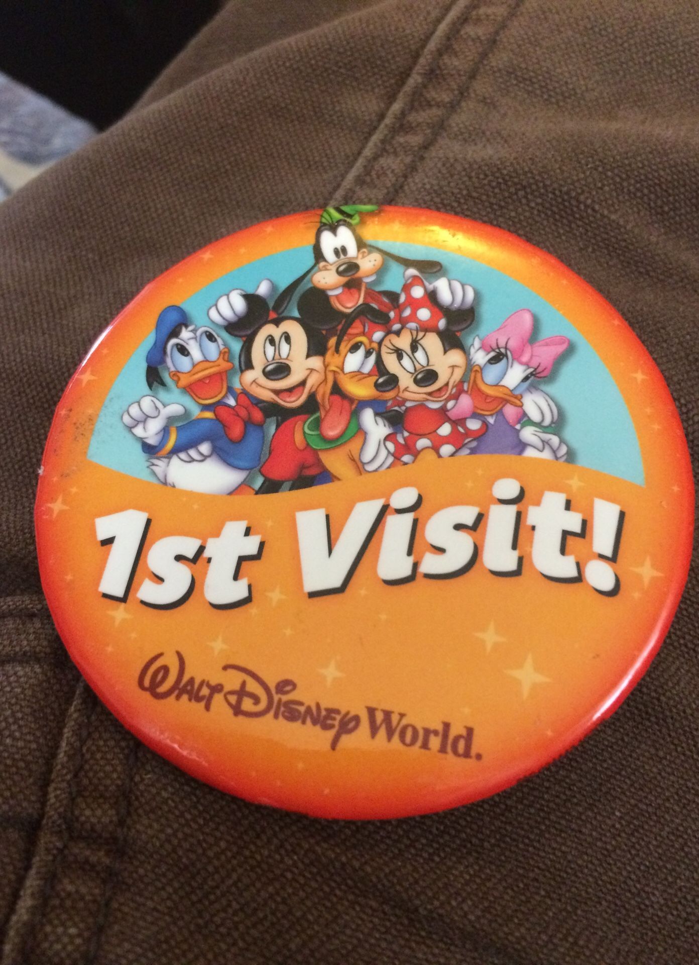 Walt Disney World 1st visit button