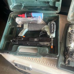 He touching paint nail air compressor 23 gauge