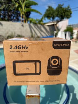 2.4GHz Video Baby Monitor Large Screen IPS