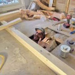 Grout, Dry wall, Insulation, Meshwire, windows, Sheet metal, etc