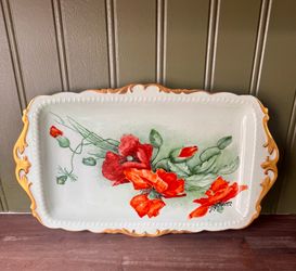 Hand painted tray