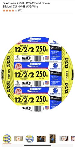 Romex 12/2 Wire 