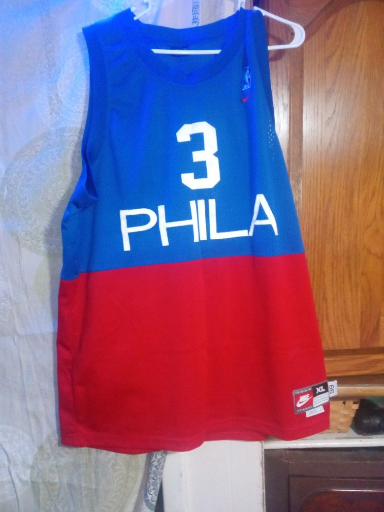 Nba Jerseys Iverson Wade And Rose. Iverson Is 100, Wade Is 35 And Rose Is 40. Obo