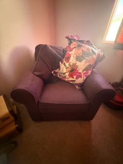 Deep purple chair