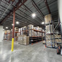 Pallet Racks Beams Uprights Wire Decks Delivery Install Forklifts