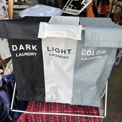 Laundry Basket (3) Dark.  Light. Color 