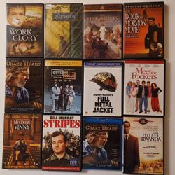 Assortment Of DVDs $1.00 Each 