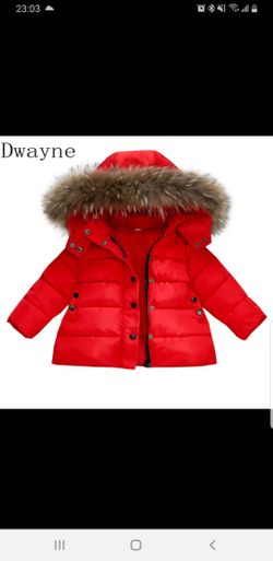 Children Down Jackets Coats Spring Winter Jacket for girls Boys Clothes Kids Red Coat Baby Clothing girl Parkas