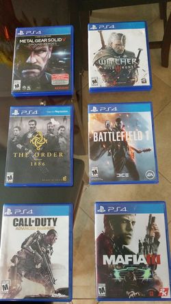 PS4 Games $10 ea