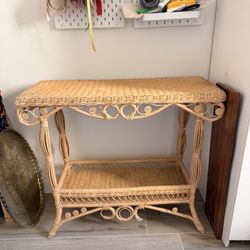 Vintage Wicker Table