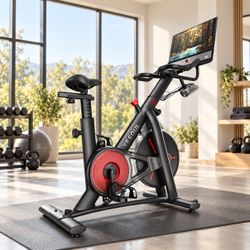 New YESOUL G1M Plus Smart Exercise Bike w/ 21.5in FHD Screen, Magnetic, Silent