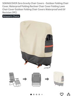 Outdoor Folding Chair Cover, Waterproof 