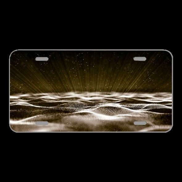 License Plate Novelty Car Front Abstract Background Wallpaper Modern