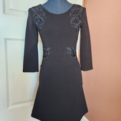 Sisley Embroidered Cutout Dress 