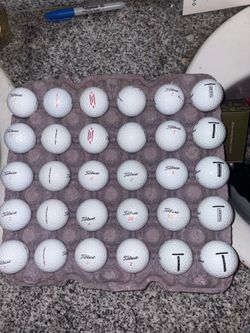 30 Titliest golf balls