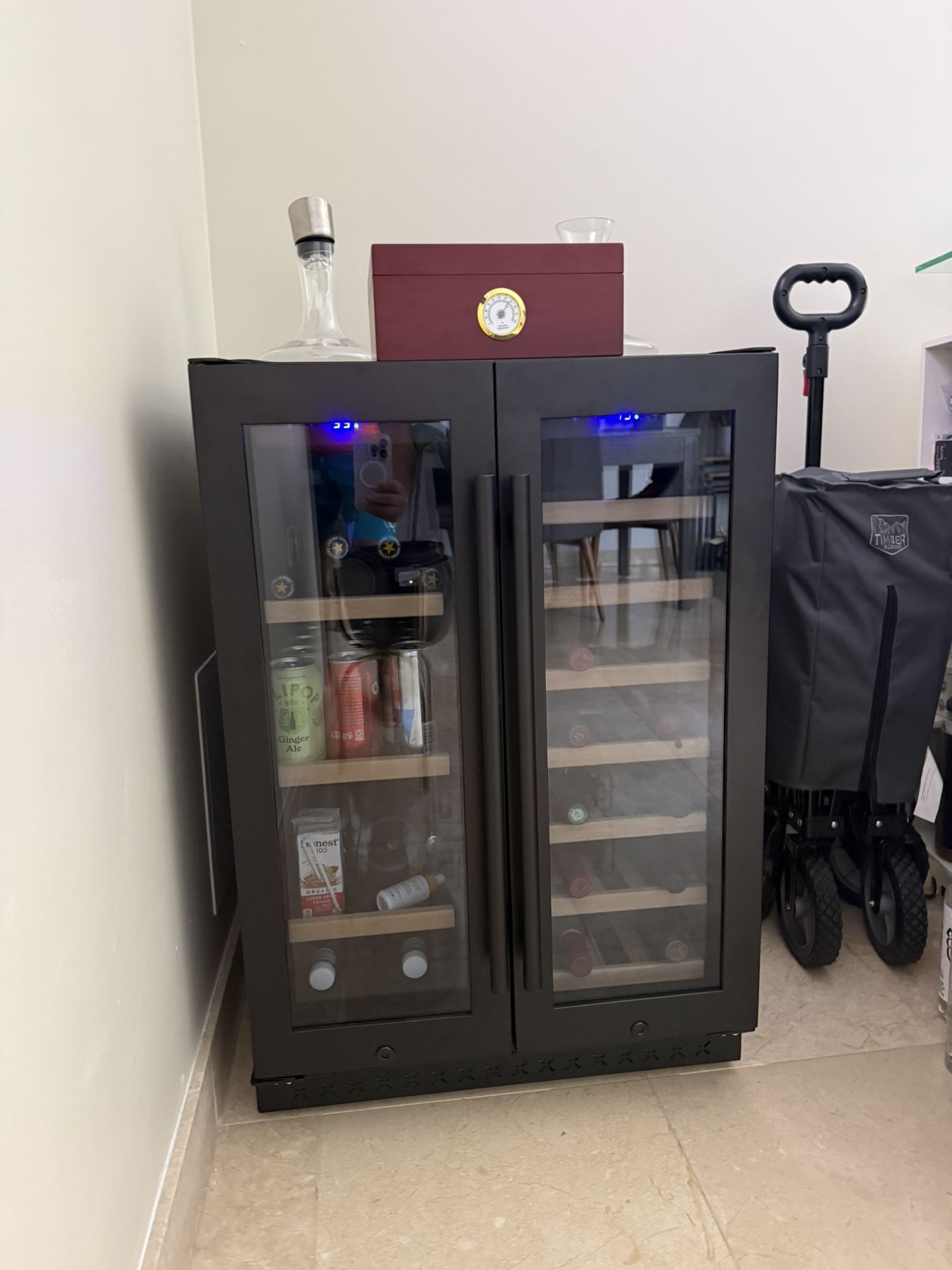 Dual Zone Wine And Beverage Refrigerator 