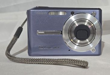 Casio Exilim EX-S600 Blue Digital Camera UnTested With Battery