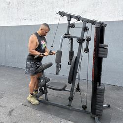 $500 Hercules HomeGym.  150 Pounds weights. 15 Exercises over.  Delivery for extra