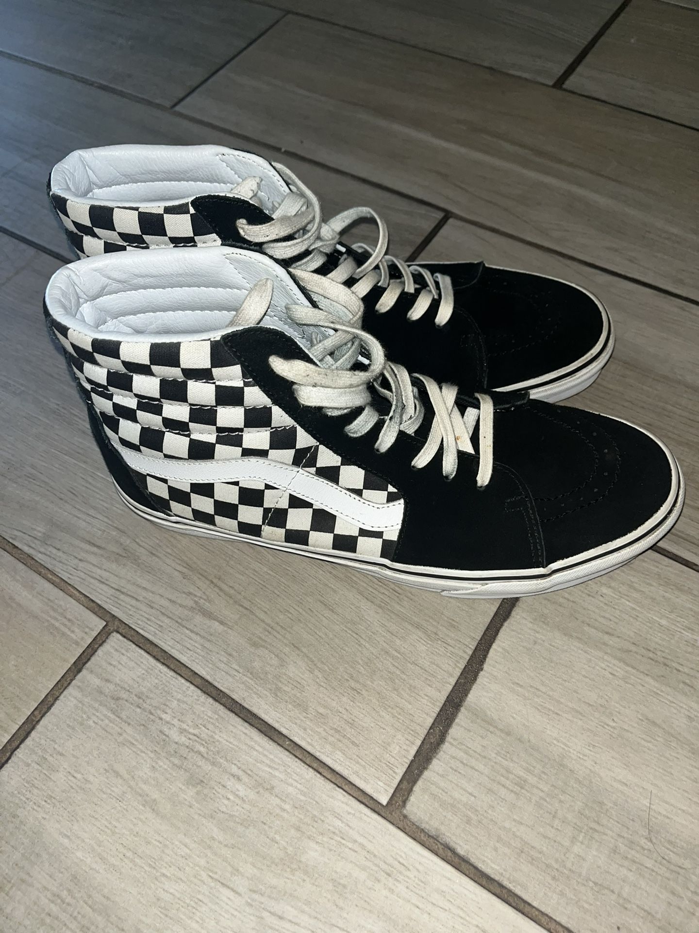 Vans Sk8-Hi Black White Checker