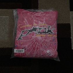 Pink Spider Hoodie - Size XL