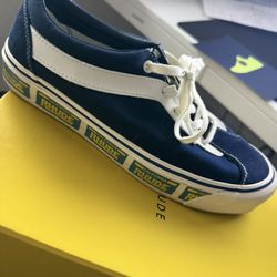 Rhude X bold navy Vans
