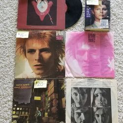 $50 David Bowie Items- 3 Records, 1 Book OR buy Separately Prices On Items