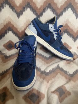 Jordan 1 Low SE Craft Inside Out Men's Size 12 Obsidian Blue Style DR8867-400