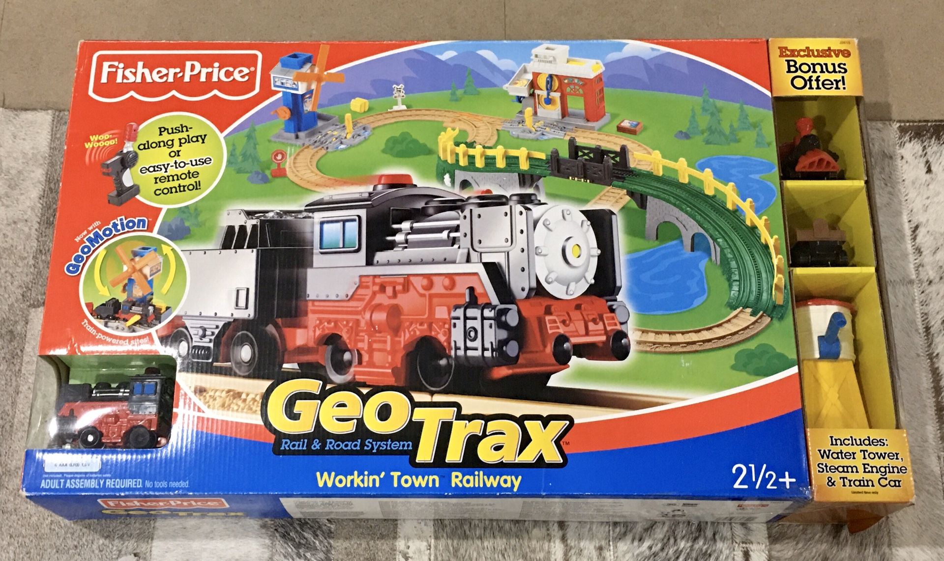 Train Fisher Price Geotrax Cars Fisher Price GeoTrax Rail Road System