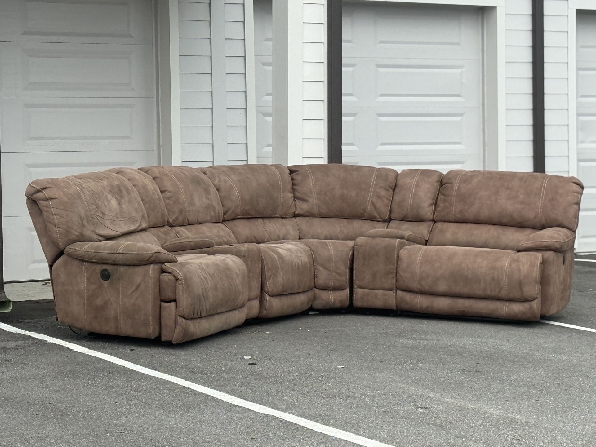 Sectional Couch Power Recliner Great Condition Delivery Available