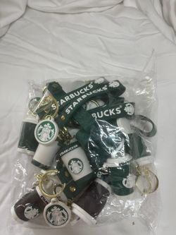 Starbucks keychains, 10 pieces for $25