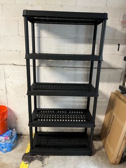 5 Tier Garage Plastic Storage Shelf