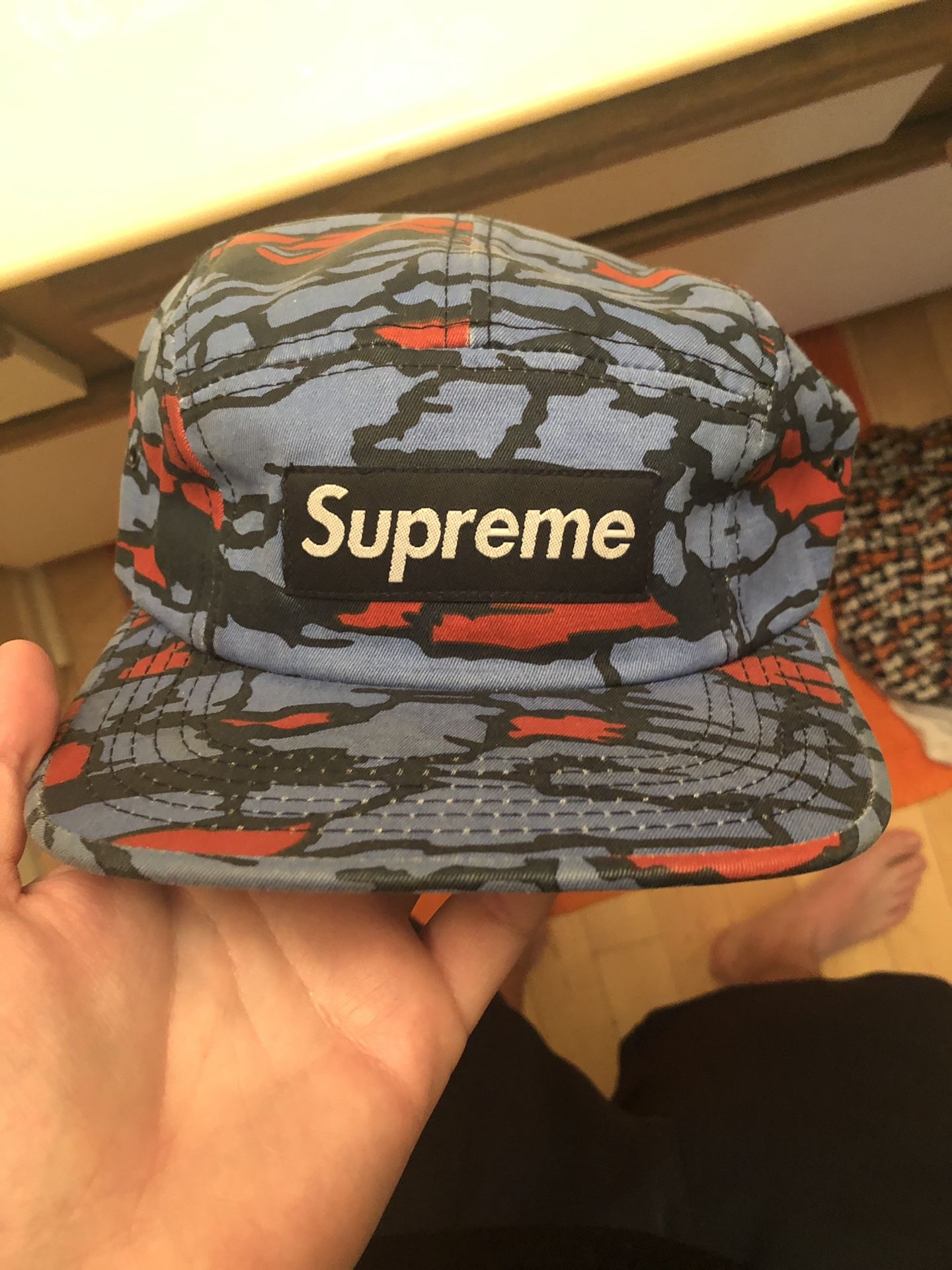 Supreme Shark Box Logo 5-Panel Hat