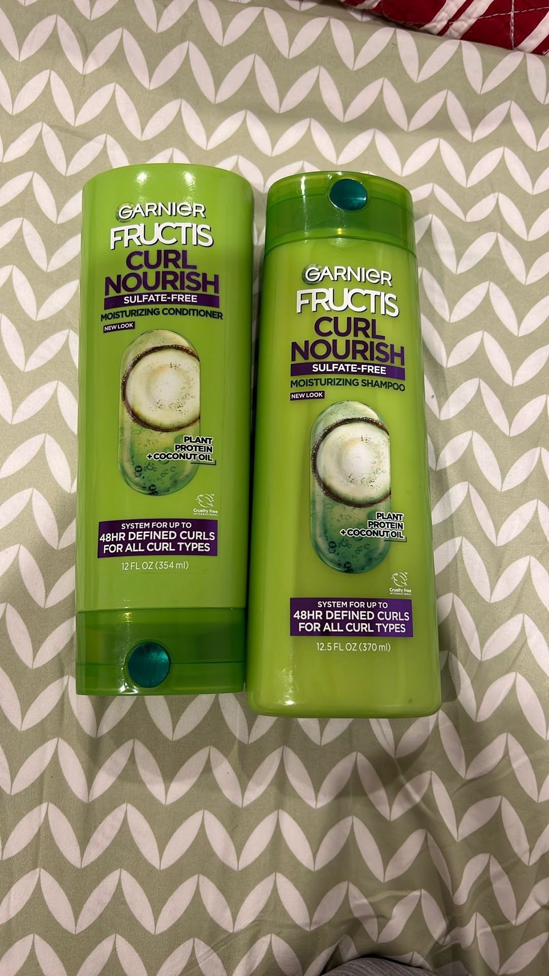 Garnier Fructis Curl Nourish Sulfate Free Shampoo Conditioner